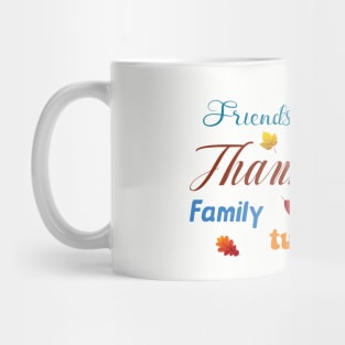 Fun Thanksgiving Word Cloud Mug